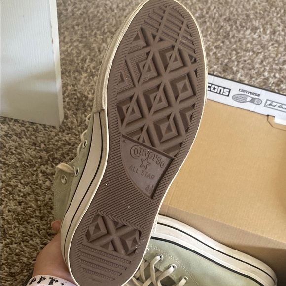 Converse All Star High Top Sneakers - Light Green - Picture 3 of 8